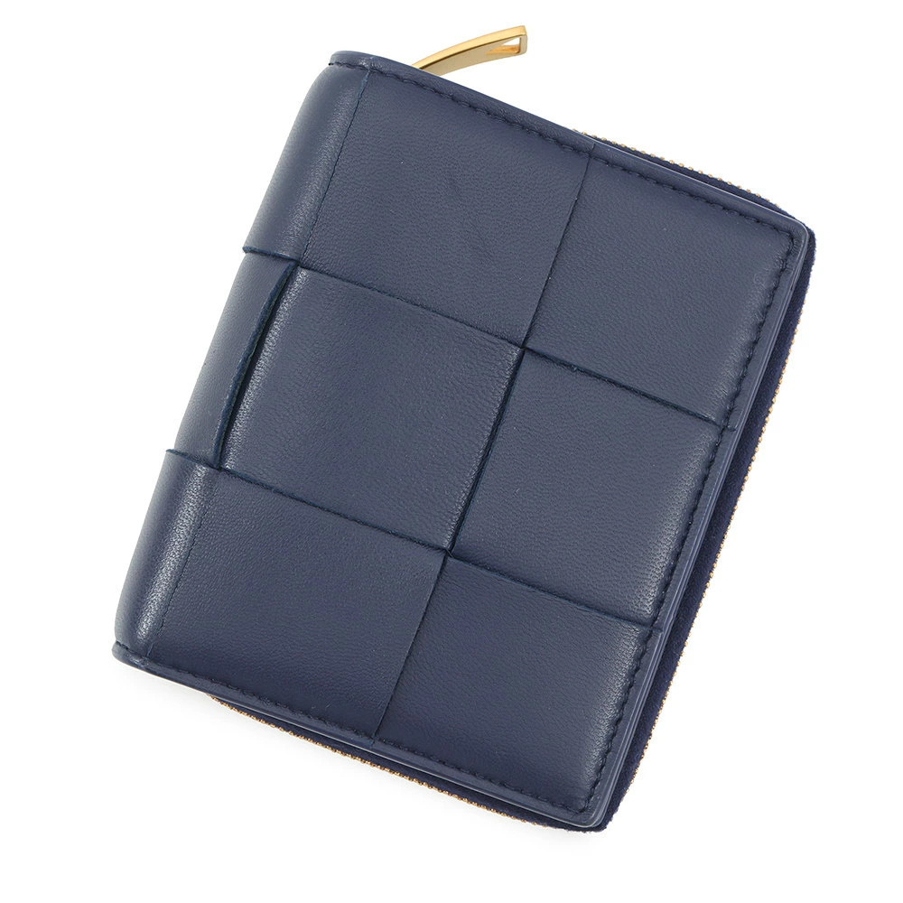 Bottega Veneta Bi fold Wallet Maxi Intrecciato Cassette Bicolor